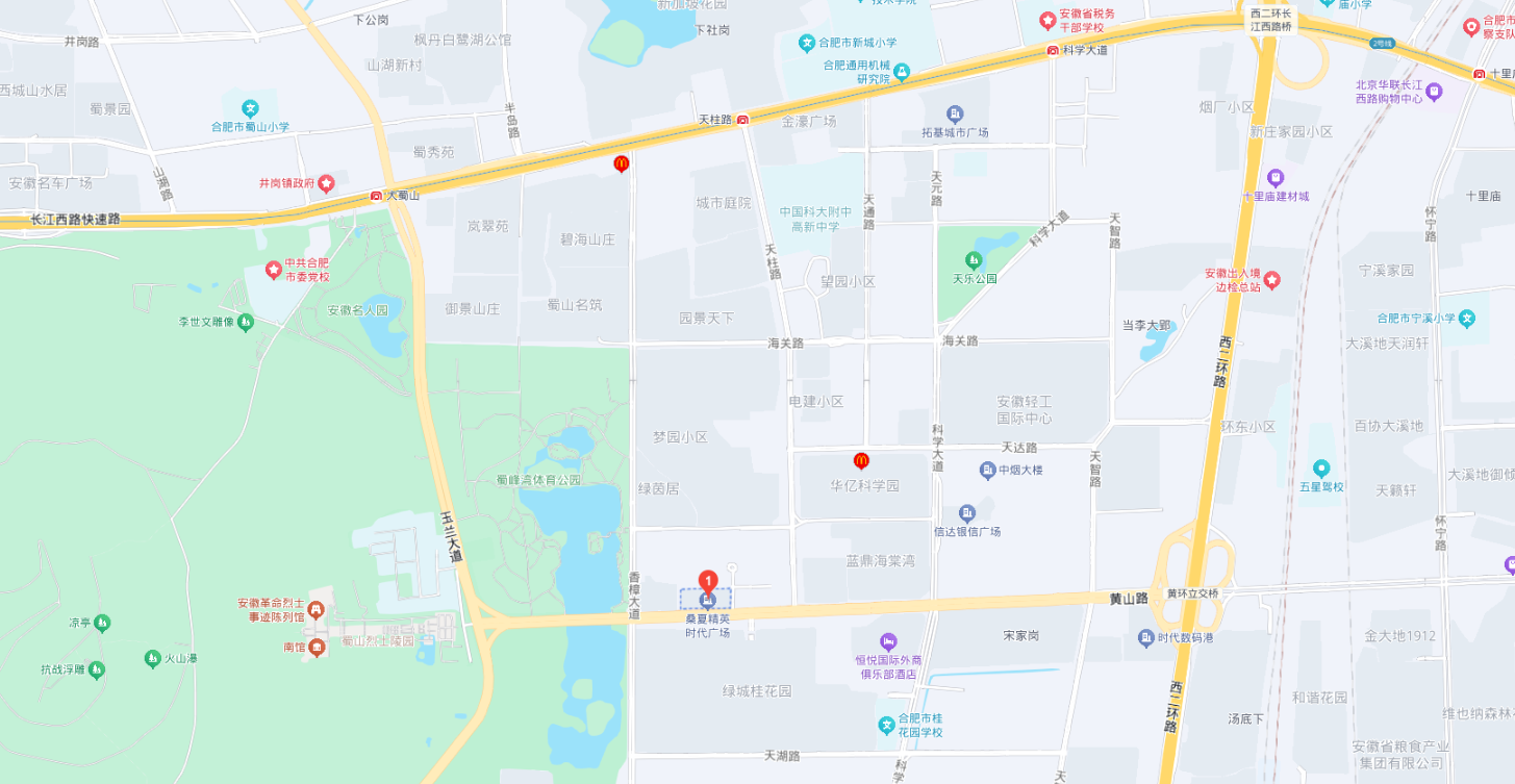 安徽省合肥市高新区黄山路桑夏时代精英广场3F